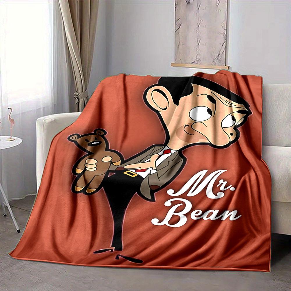 1pc Bean Mr. Flannel Throw Blanket - HD Printed Lightweight Soft Warm All-Season Blanket for Sofa, Bed, 80x120cm
1pc Bean Mr. Flannel Throw Blanket - HD Printed Lightweight Soft Warm All-Season Blanket for Sofa, Bed, 80x120cm