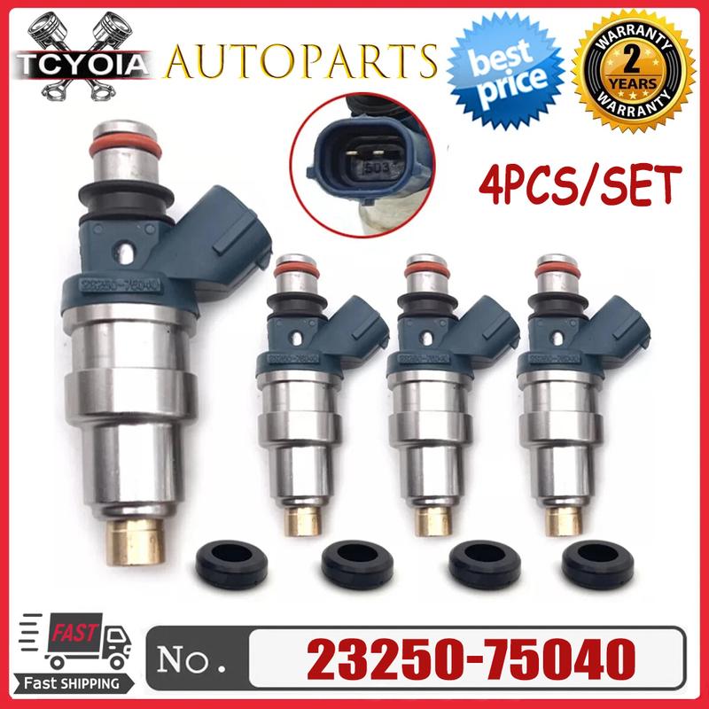 4x OEM Fuel Injector Nozzles 23250-75040 For Toyota Tacoma 2 Rzfe 2.4L-4L 4 Runner 1995-2000 23209-75040 23209-79085 23250-79085
4x OEM Fuel Injector Nozzles 23250-75040 For Toyota Tacoma 2 Rzfe 2.4L-4L 4 Runner 1995-2000 23209-75040 23209-79085 23250-79085