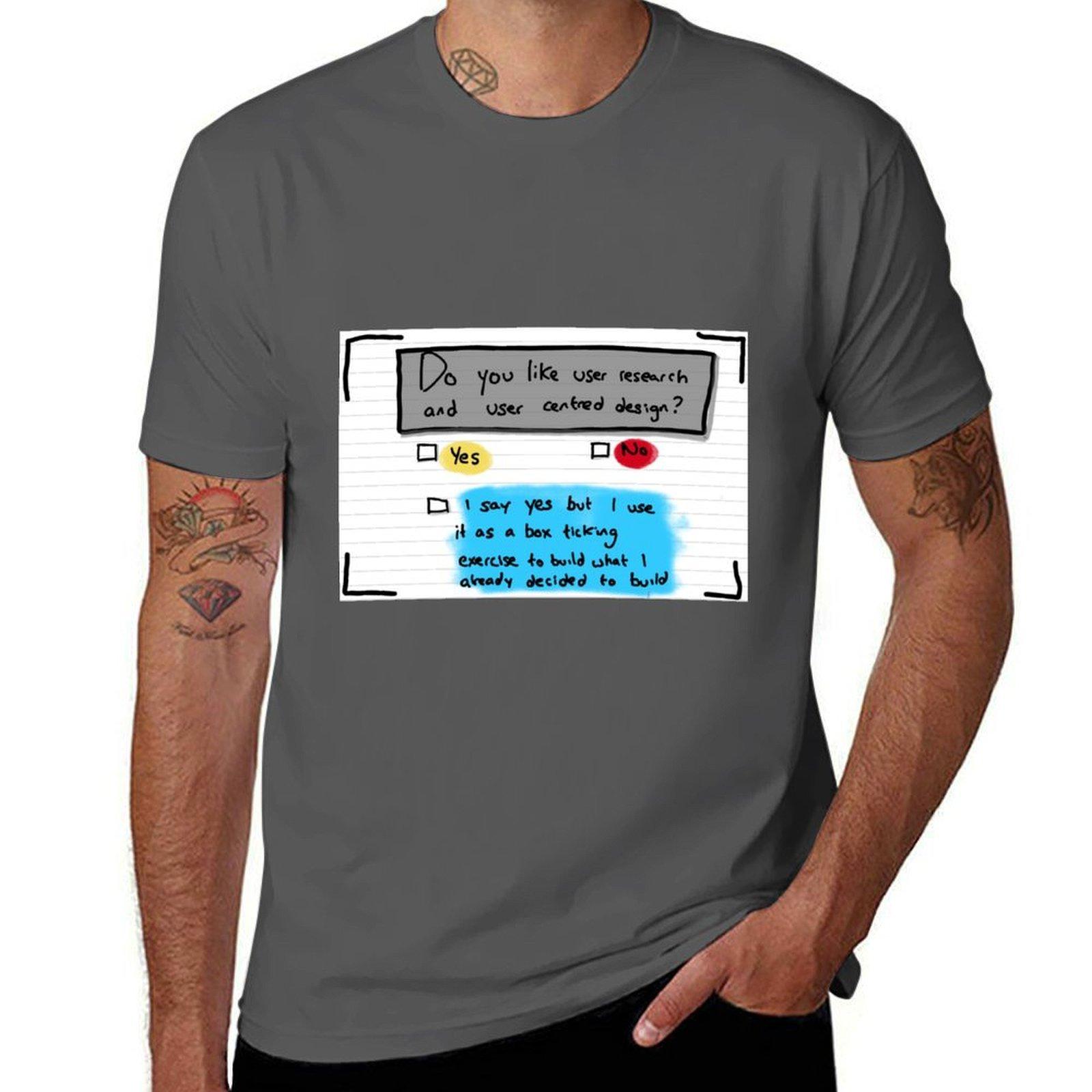Do you like user centred design TShirt Basic Casual Short Sleeve Cotton Shirt 4XL
Do you like user centred design TShirt Basic Casual Short Sleeve Cotton Shirt 4XL