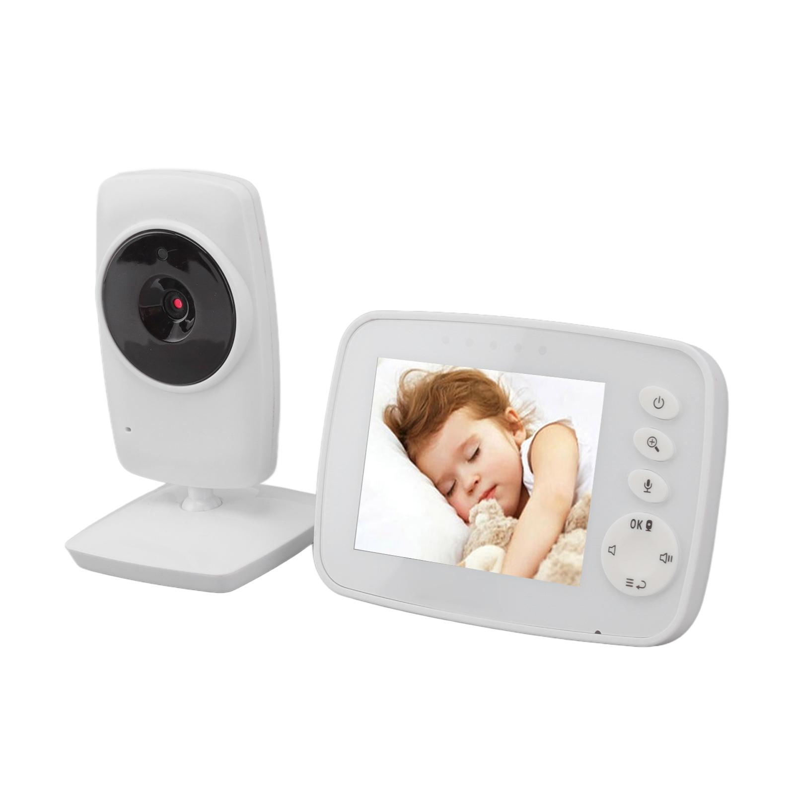 3.2-дюймовый детский монитор с двойным зумом, мониторингом температуры, ночным видением, голосовым интеркомом с TFT-экраном и видео UK Plug
3.2-дюймовый детский монитор с двойным зумом, мониторингом температуры, ночным видением, голосовым интеркомом с TFT-экраном и видео UK Plug