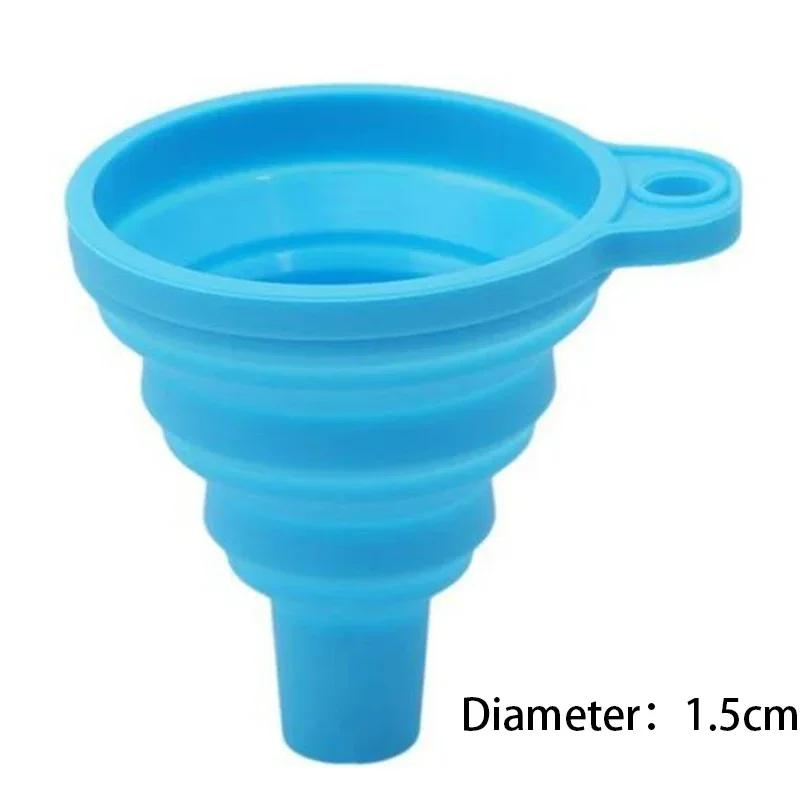 Folding Mini Telescopic Funnel for Automotive Fuel Oil Silicone Funnel Multi functional Household Liquid Dispensing Funnel parts 1pcs синій
Folding Mini Telescopic Funnel for Automotive Fuel Oil Silicone Funnel Multi functional Household Liquid Dispensing Funnel parts 1pcs синій