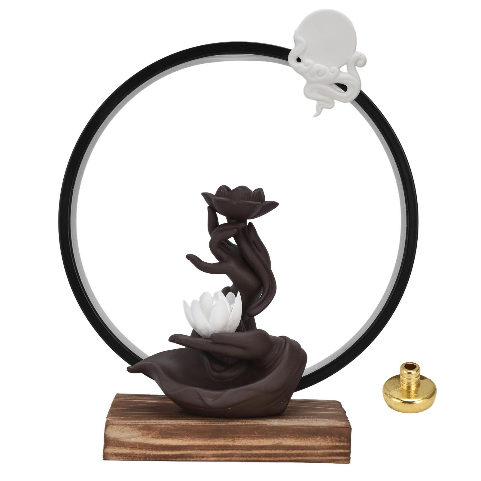 USB Будда Ручная курильница для благовоний LED Противоточная курильница для благовоний Украшение для дома
USB Будда Ручная курильница для благовоний LED Противоточная курильница для благовоний Украшение для дома