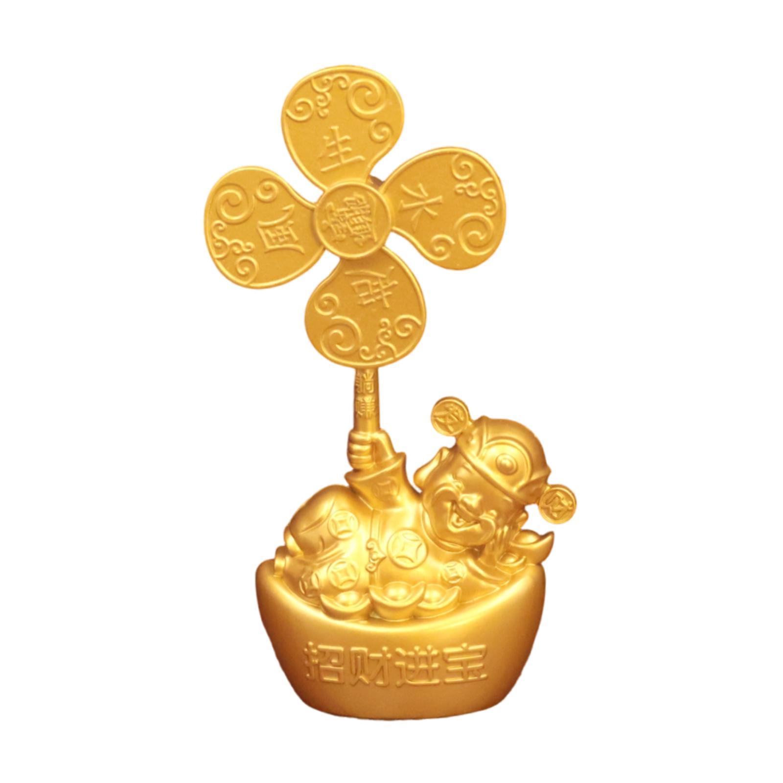 Metal God of Wealth Sculpture Creative Desk Statue Luxury Decorative Object Feng Shui Collectible for Office Room
Metal God of Wealth Sculpture Creative Desk Statue Luxury Decorative Object Feng Shui Collectible for Office Room
