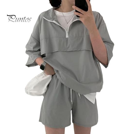 2 шт./компл., летний спортивный костюм унисекс с лацканами на молнии и половиной рукавов, свободный топ с высокой талией, однотонные шорты, спортивная одежда, студенческая повседневная одежда для пар M серый
2 шт./компл., летний спортивный костюм унисекс с лацканами на молнии и половиной рукавов, свободный топ с высокой талией, однотонные шорты, спортивная одежда, студенческая повседневная одежда для пар M серый