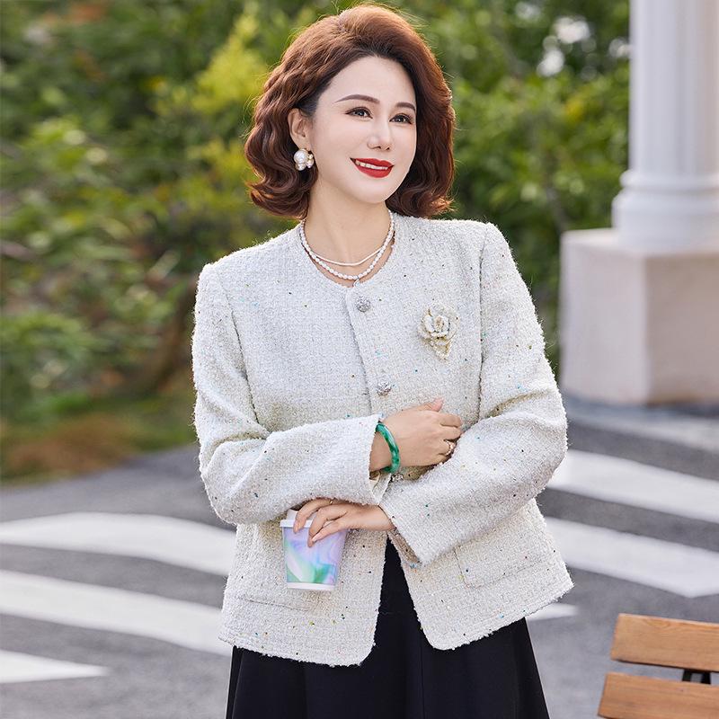 Chic Spring Coco-Style Jacket for Middle-Aged Women: 2026 Collection 5XL (suitable for 150-170 jin)
Chic Spring Coco-Style Jacket for Middle-Aged Women: 2026 Collection 5XL (suitable for 150-170 jin)