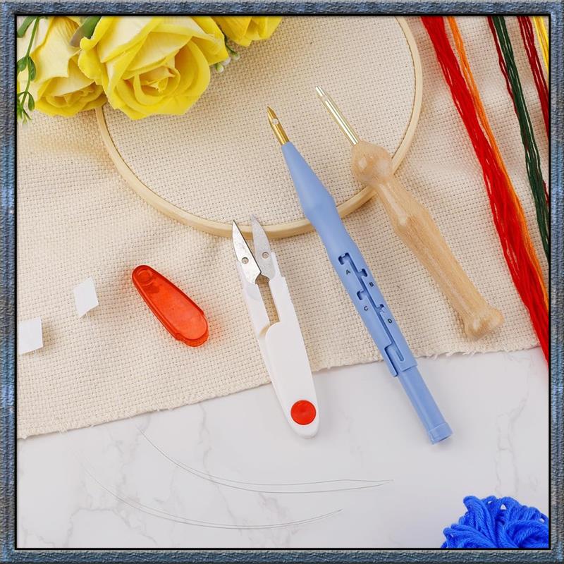 Top Deals 7 Pieces Punch Needle Set, Adjustable Punch Embroidery Kit With Fabric Loop Sewing Art Needle Tool For Embroidery
Top Deals 7 Pieces Punch Needle Set, Adjustable Punch Embroidery Kit With Fabric Loop Sewing Art Needle Tool For Embroidery