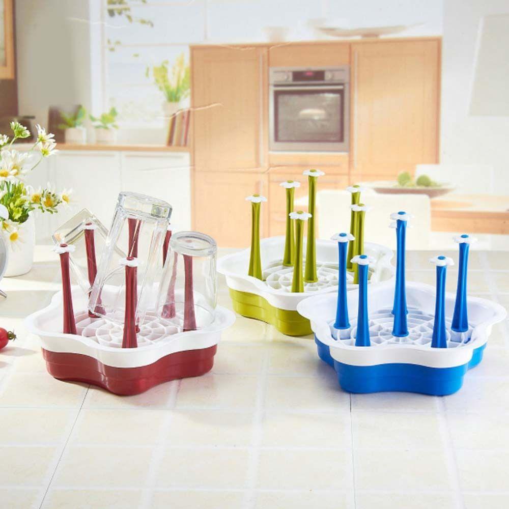 Detachable Cup Drying Rack 6 Holders Glass Cup Drainer Holder Sturdy Glass Drain Rack for Home синий
Detachable Cup Drying Rack 6 Holders Glass Cup Drainer Holder Sturdy Glass Drain Rack for Home синий