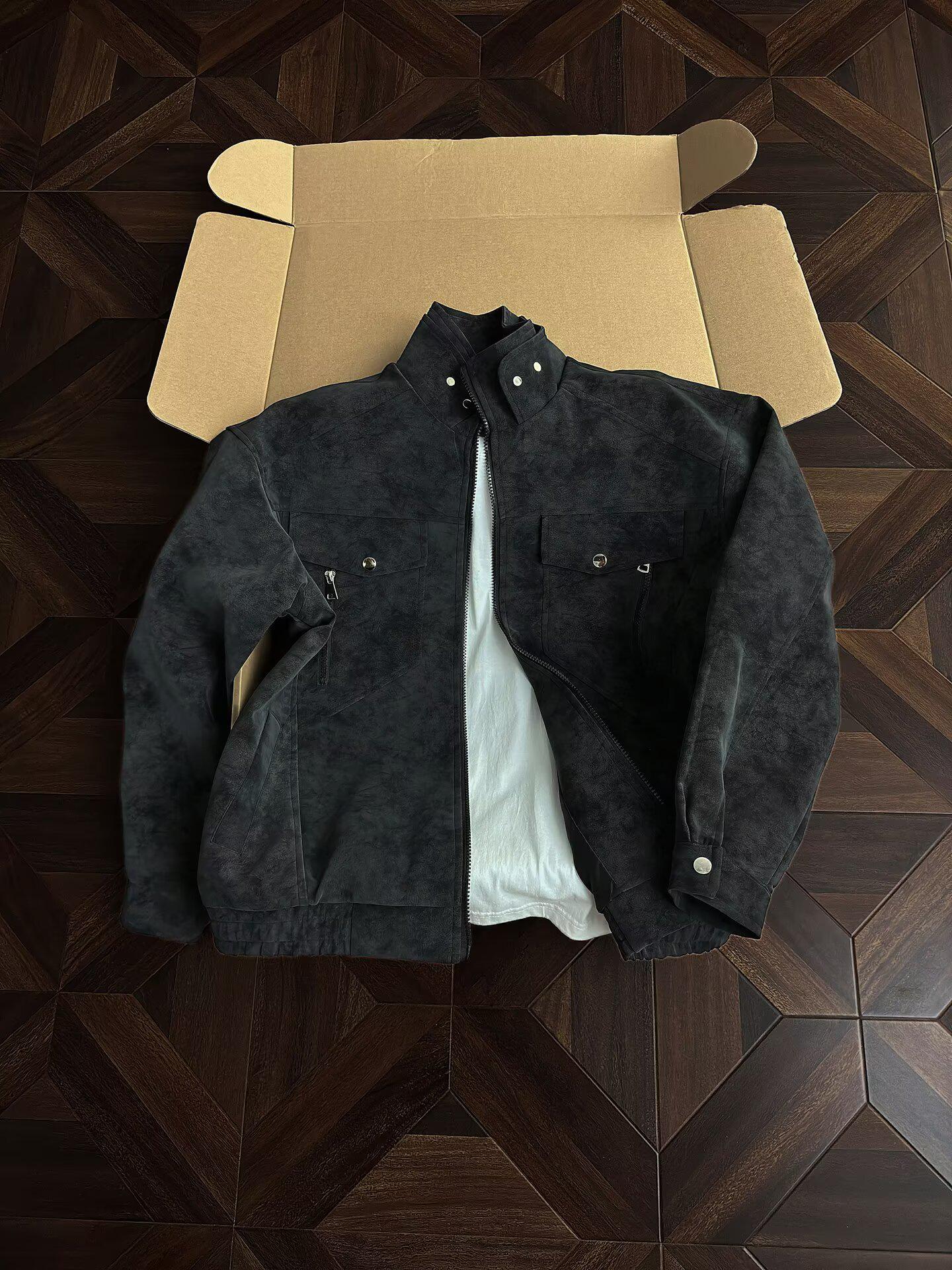 2025 Retro Stand-up Collar PU Leather Men s Jacket - High-End American Cool Oversized Motorcycle Style XL чорний
2025 Retro Stand-up Collar PU Leather Men s Jacket - High-End American Cool Oversized Motorcycle Style XL чорний