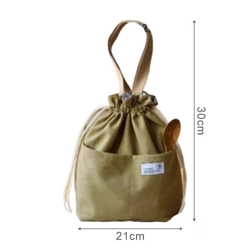1pc Portable Lunch Bag With Drawstring Bento Storage Bag with Pocket Office Students Food Storage Bag Simple Japanese style зелений
1pc Portable Lunch Bag With Drawstring Bento Storage Bag with Pocket Office Students Food Storage Bag Simple Japanese style зелений