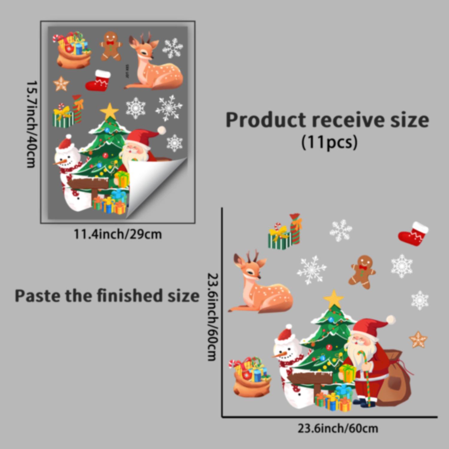 Cross-Border Christmas Window Stickers: Snowman, Santa, Reindeer, and Snowflake Electrostatic PVC Decor
Cross-Border Christmas Window Stickers: Snowman, Santa, Reindeer, and Snowflake Electrostatic PVC Decor