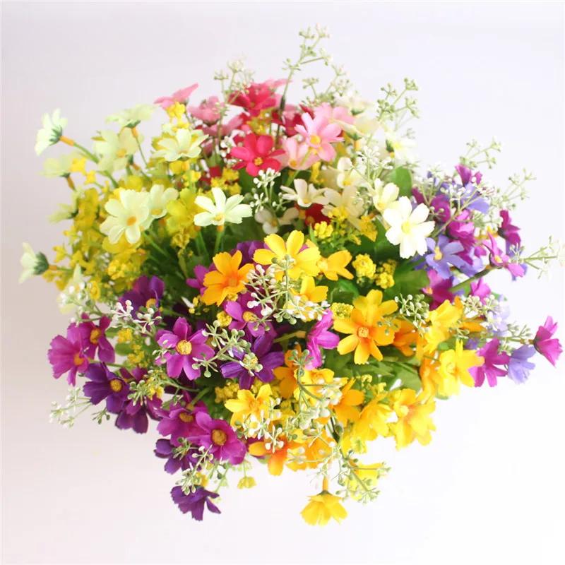 One Bouquet 7 Branch 28 Heads Cute Silk Daisy Artificial Decorative Flower DIY Wedding Floral Arrangement Home Room Table Decor
One Bouquet 7 Branch 28 Heads Cute Silk Daisy Artificial Decorative Flower DIY Wedding Floral Arrangement Home Room Table Decor