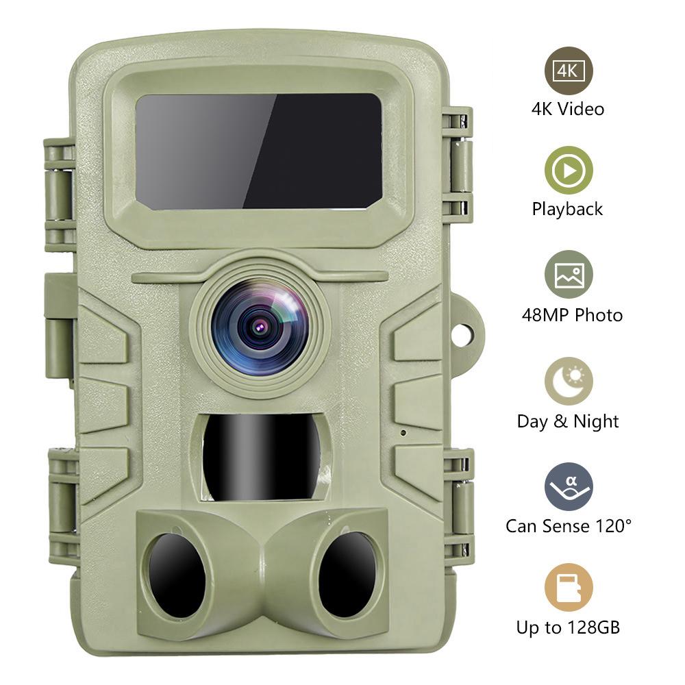 46 LED Infrared Night Vision Wildlife Camera 48MP 4K Hunting Camera 0.3-0.6s Trigger Time Trail Camera For Outdoor hunitng зелений
46 LED Infrared Night Vision Wildlife Camera 48MP 4K Hunting Camera 0.3-0.6s Trigger Time Trail Camera For Outdoor hunitng зелений