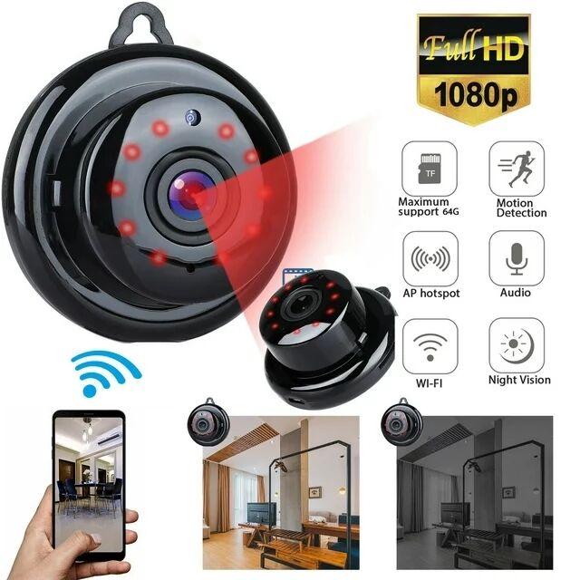 Бездротова міні-камера WiFi V380 HD 1080P Smart Home Security Camera Night Vision 1 set
Бездротова міні-камера WiFi V380 HD 1080P Smart Home Security Camera Night Vision 1 set