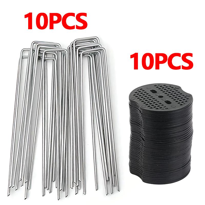 Садовые скобы U-типа, прочные ландшафтные скобы с буферными шайбами, садовые крепежные инструменты, садовый дерн, гвозди для покрытия растений
Садовые скобы U-типа, прочные ландшафтные скобы с буферными шайбами, садовые крепежные инструменты, садовый дерн, гвозди для покрытия растений