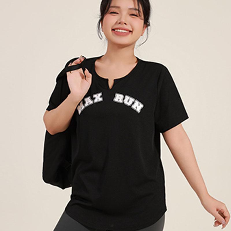 Women s Quick-Dry Loose Fit Ice Silk Yoga T-Shirt - Plus Size XL 
Women s Quick-Dry Loose Fit Ice Silk Yoga T-Shirt - Plus Size XL