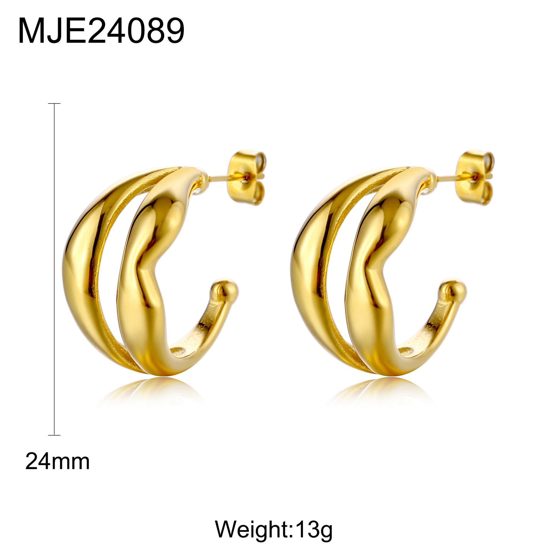 Avant-garde Versatile 18K Gold-Plated Irregular Stainless Steel Earrings - European and American Trend Style 18K золотой
Avant-garde Versatile 18K Gold-Plated Irregular Stainless Steel Earrings - European and American Trend Style 18K золотой