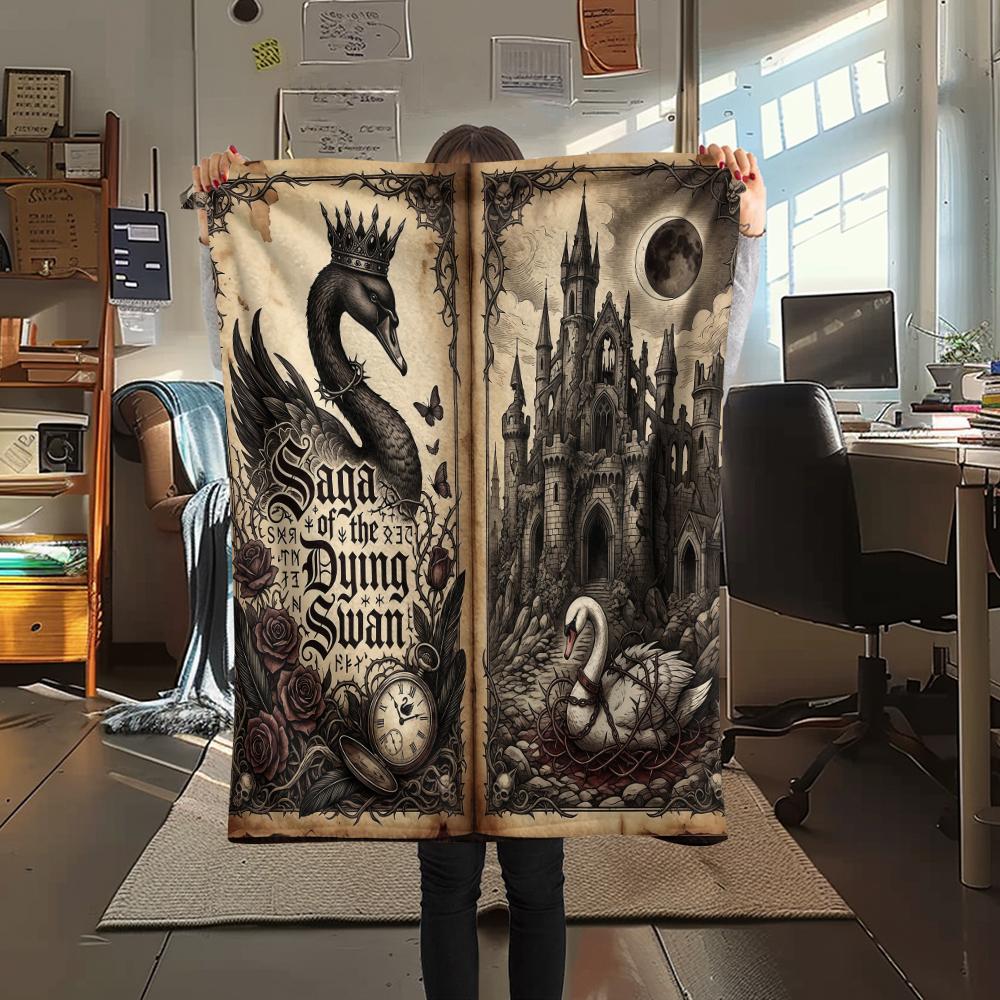 Retro Dark Gothic Animal Print Flannel Blanket High quality Comfortable for All Seasons Home Decor Warmth and Comfort Perfect for Christmas Gifts 80cm x 120cm
Retro Dark Gothic Animal Print Flannel Blanket High quality Comfortable for All Seasons Home Decor Warmth and Comfort Perfect for Christmas Gifts 80cm x 120cm