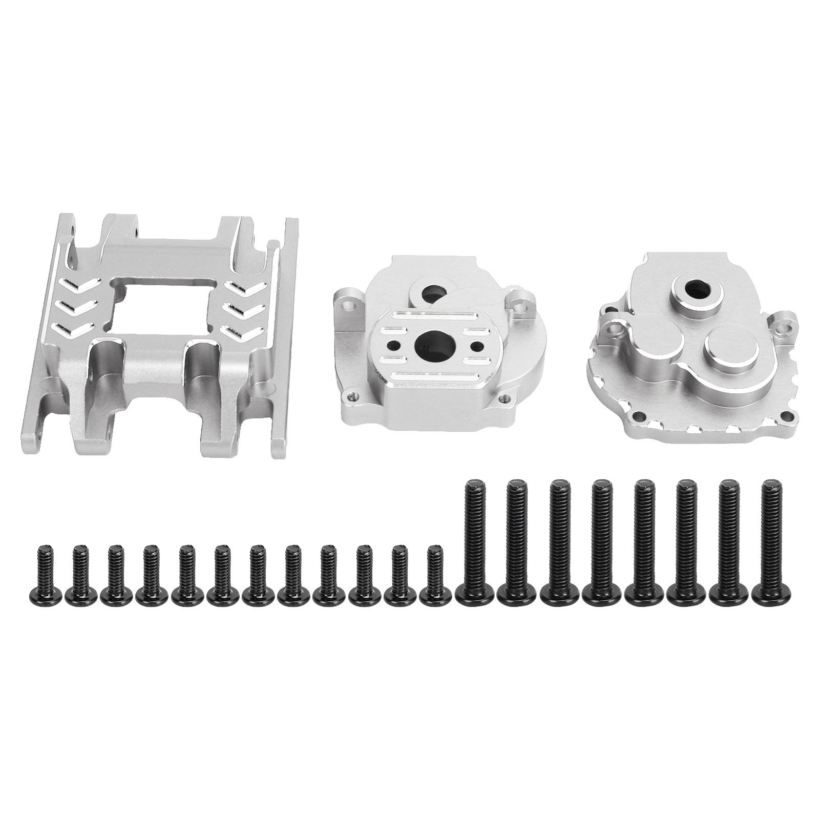 Gearbox Housing and Base Set Aluminum Alloy Low Noise RC Gearbox Case for Traxxas TRX4M 118 Silver срібний
Gearbox Housing and Base Set Aluminum Alloy Low Noise RC Gearbox Case for Traxxas TRX4M 118 Silver срібний
