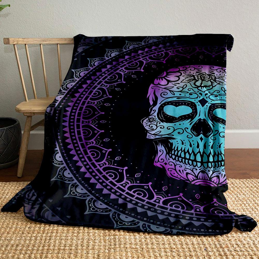 Sugar Skull Mandala Blanket bedroom Blanket for Livingroom Couch lunch break Soft throw for Friend s festival Gift 80cm x 120cm
Sugar Skull Mandala Blanket bedroom Blanket for Livingroom Couch lunch break Soft throw for Friend s festival Gift 80cm x 120cm