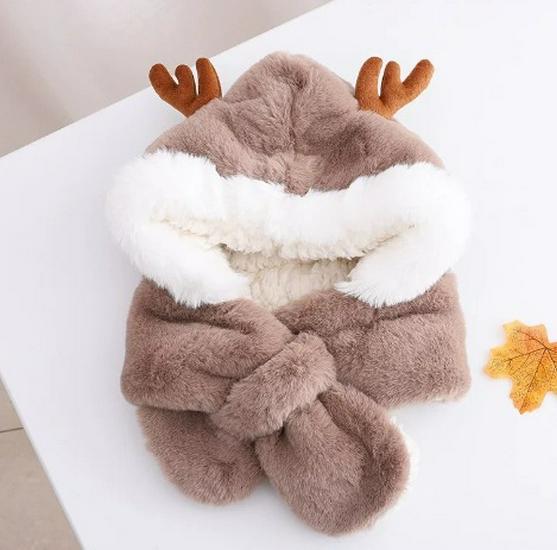 Осенне-зимняя плюшевая шапка для младенцев со шарфом - милая шапка с защитой ушей для мальчиков и девочек
Осенне-зимняя плюшевая шапка для младенцев со шарфом - милая шапка с защитой ушей для мальчиков и девочек