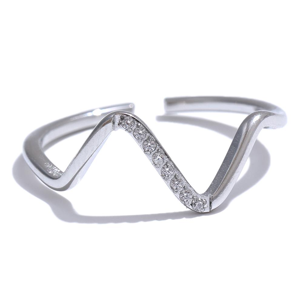 Yhpup Stainless Steel Irregular Adjustable Open Ring Women Fashion Adjustable 18k & Platinum Plated Jewelry Exquisite metal Ring
Yhpup Stainless Steel Irregular Adjustable Open Ring Women Fashion Adjustable 18k & Platinum Plated Jewelry Exquisite metal Ring