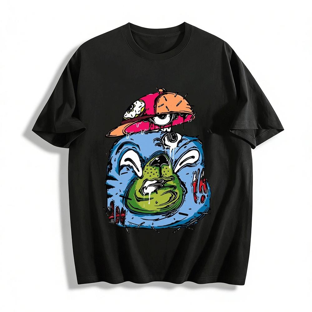 Weird Ripped Eye Print Streetwear Men s Loose Creative Tee Pure cotton T-shirt XXS
Weird Ripped Eye Print Streetwear Men s Loose Creative Tee Pure cotton T-shirt XXS