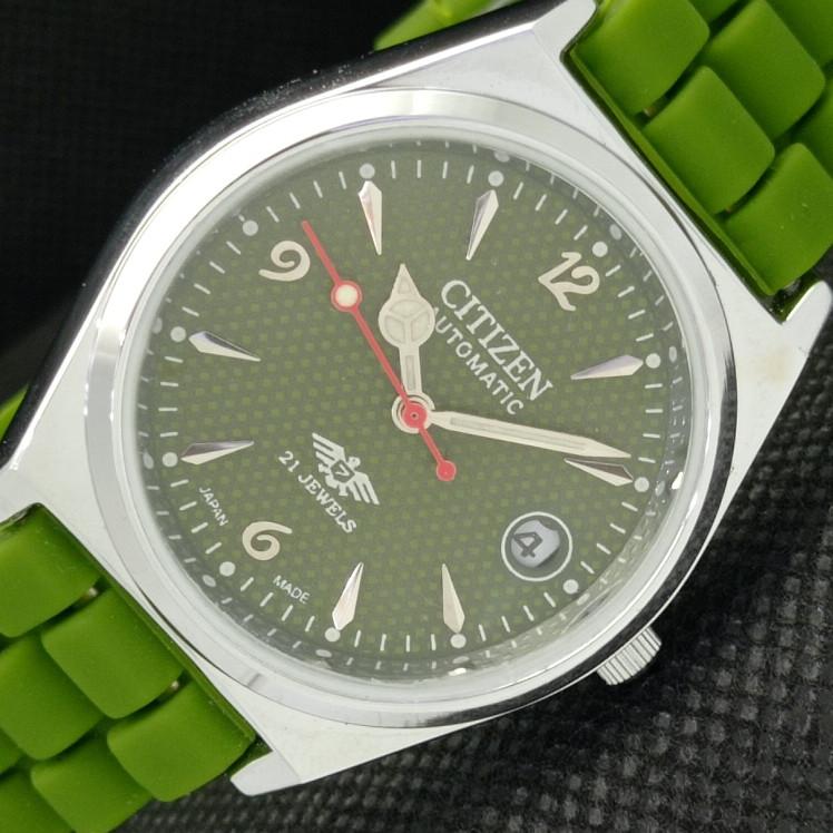 REFURBISHED VINTAGE CITIZEN AUTO 8200 JAPAN MENS DATE GREEN WATCH 605-a314104-9 SKU605-a314104
REFURBISHED VINTAGE CITIZEN AUTO 8200 JAPAN MENS DATE GREEN WATCH 605-a314104-9 SKU605-a314104