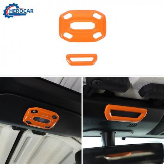 2x Reading Light Lamp Cover Trim Ring Panel for Jeep Wrangler JL JT 18+ Orange
2x Reading Light Lamp Cover Trim Ring Panel for Jeep Wrangler JL JT 18+ Orange