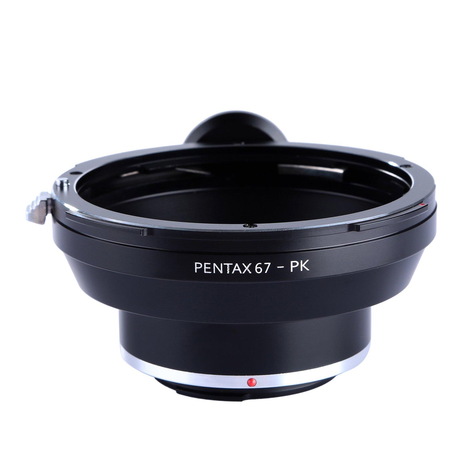 Concept Lens Mount Adapter 67 mount lens to Pentax K mount K&F KF-P67K (Pentax conversion)
Concept Lens Mount Adapter 67 mount lens to Pentax K mount K&F KF-P67K (Pentax conversion)