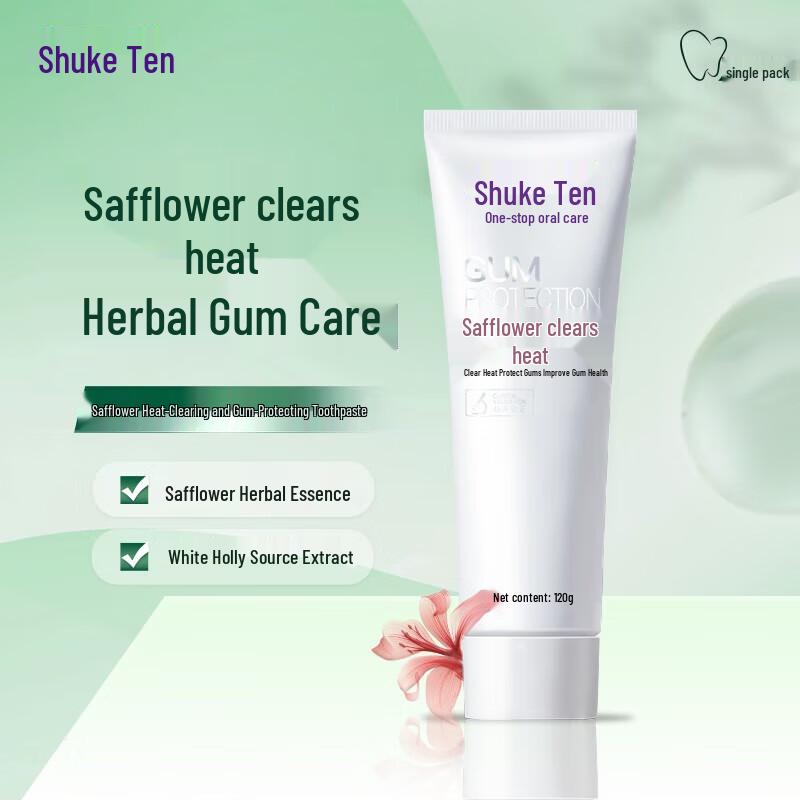 Shuke Safflower Mint Gum Care Toothpaste
Shuke Safflower Mint Gum Care Toothpaste