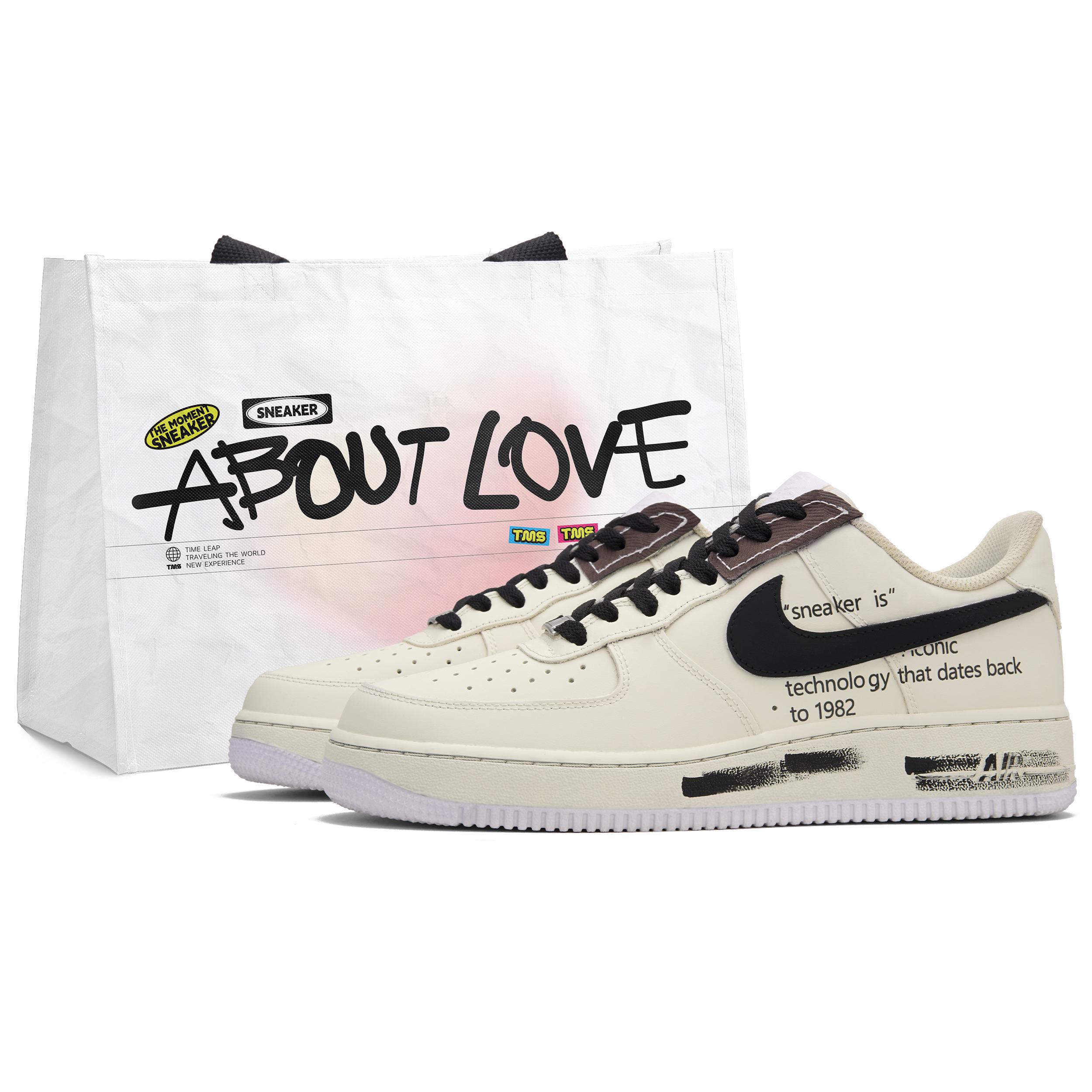 Nike Air Force 1 Letters Low top Skateboard Shoes Men s Beige White Black CW2288-111(Team62-) 43
Nike Air Force 1 Letters Low top Skateboard Shoes Men s Beige White Black CW2288-111(Team62-) 43