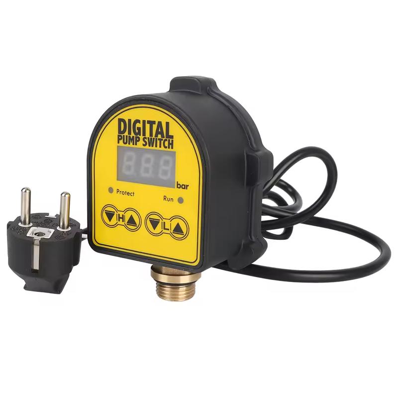 Eletronic Pressure Controller Digital Display Automatic Air Pump Water Oil Compressor Pressure Controller Switch For Home Water EU
Eletronic Pressure Controller Digital Display Automatic Air Pump Water Oil Compressor Pressure Controller Switch For Home Water EU