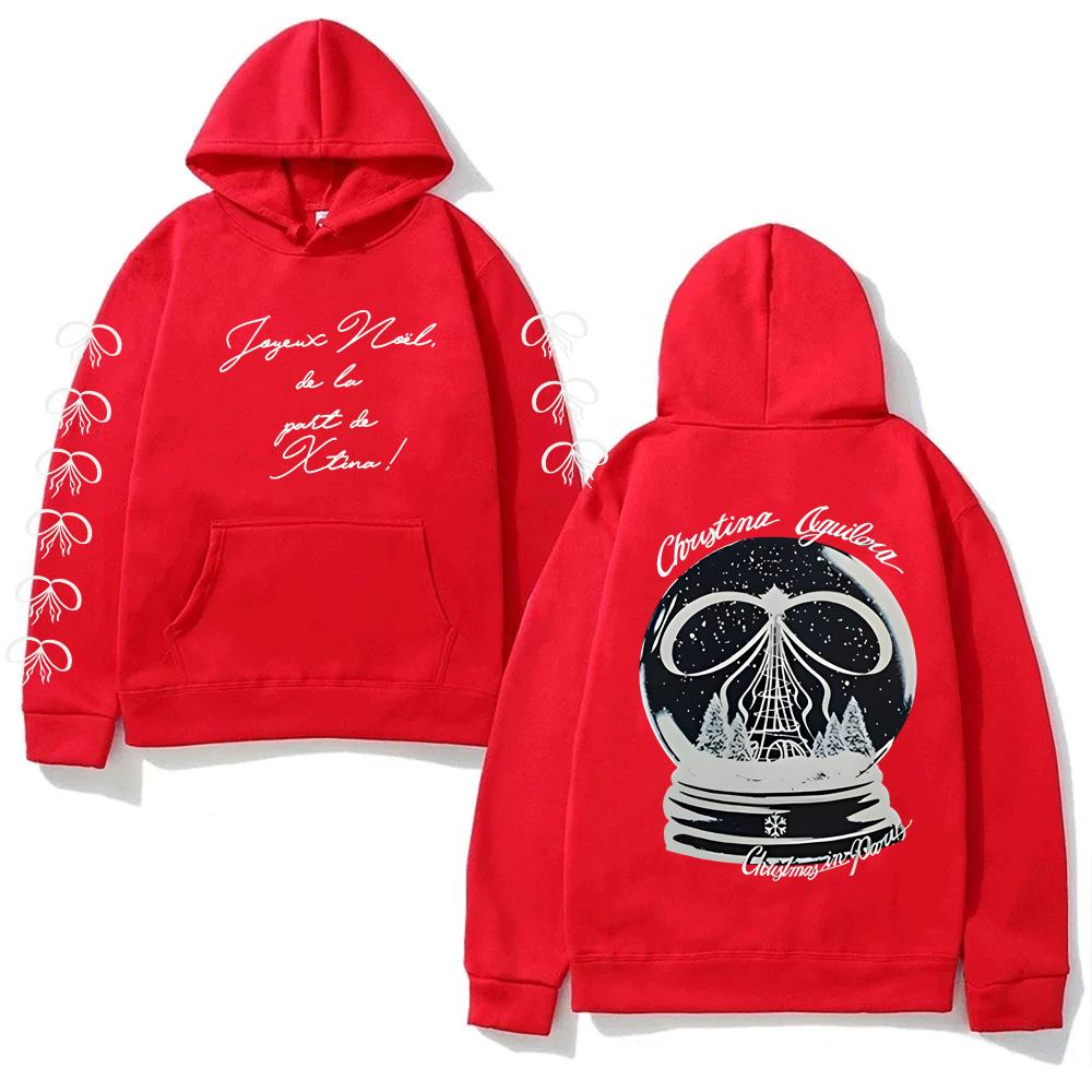 Christmas in Paris Hoodie Christina Aguilera Sweatshirt for Autumn/Winter with Hooded Fleece Comfortable Hoody XXXL червоний
Christmas in Paris Hoodie Christina Aguilera Sweatshirt for Autumn/Winter with Hooded Fleece Comfortable Hoody XXXL червоний