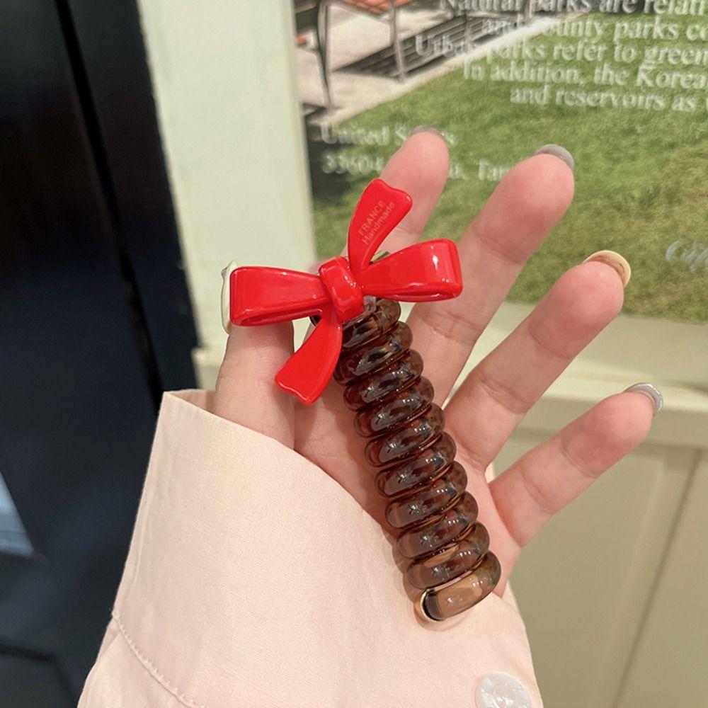 Colorful Telephone Cord Hair Ring Hair Bands Telephone Line Hair Rope Retro Bow Hair Rope Girls
Colorful Telephone Cord Hair Ring Hair Bands Telephone Line Hair Rope Retro Bow Hair Rope Girls