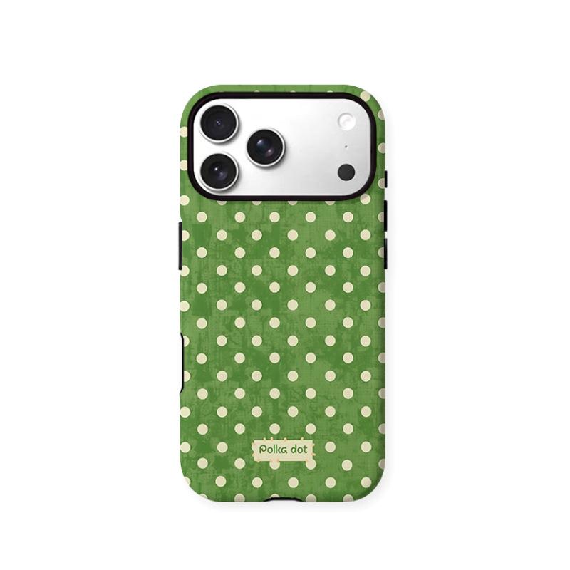 Full screen green polka dots for Apple 17promax cartoon cute iPhone lens all-inclusive two-in-one apple 17promax
Full screen green polka dots for Apple 17promax cartoon cute iPhone lens all-inclusive two-in-one apple 17promax