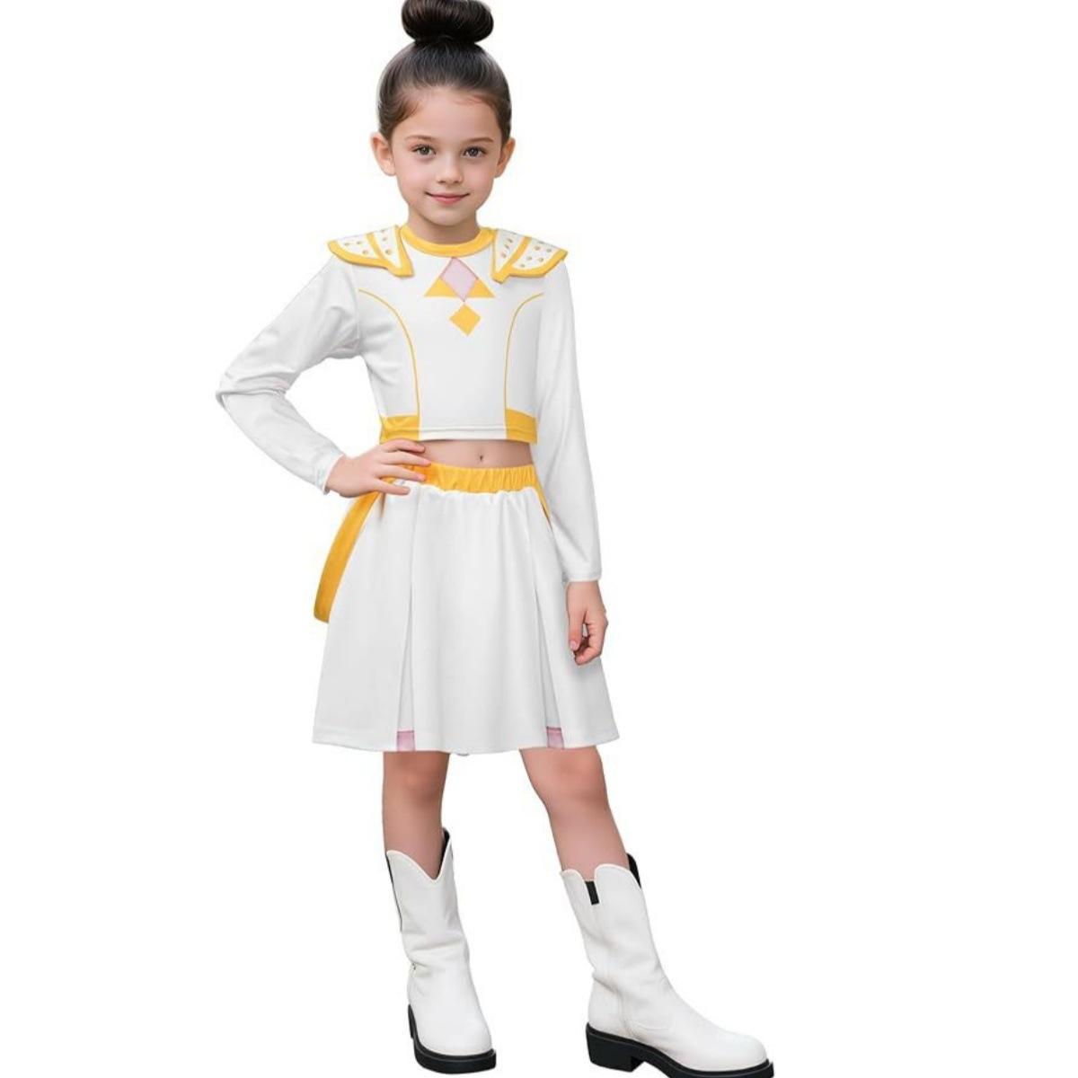 Kids K-Pop Demon Hunters Cosplay Mira Rumi Zoey Costume Girls Uniform Halloween Party 3D Printed Fancy Dress Up Party Suits Kid 140
Kids K-Pop Demon Hunters Cosplay Mira Rumi Zoey Costume Girls Uniform Halloween Party 3D Printed Fancy Dress Up Party Suits Kid 140