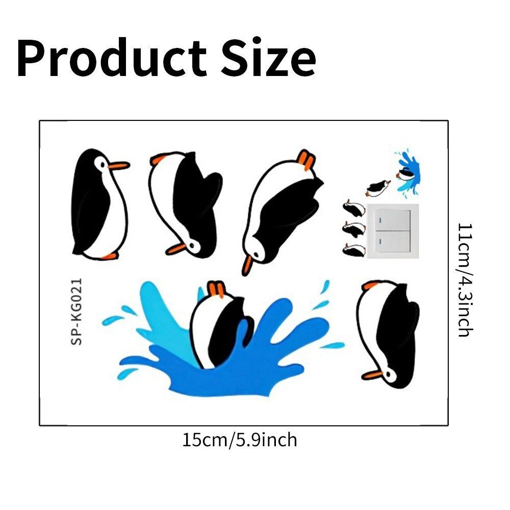 Vinyl Penguin Switch Stickers Cute Removable Penguin Diving Wallpaper Cartoon Luxury Wall Stickers Computer Skateboard
Vinyl Penguin Switch Stickers Cute Removable Penguin Diving Wallpaper Cartoon Luxury Wall Stickers Computer Skateboard