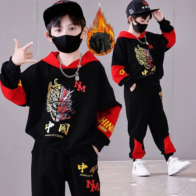 Осень и Зима Плюс Бархат, Детский Досуг, Этнический Стиль, Модный Комплект из Двух Предметов для Мальчика 120 чёрный
Осень и Зима Плюс Бархат, Детский Досуг, Этнический Стиль, Модный Комплект из Двух Предметов для Мальчика 120 чёрный