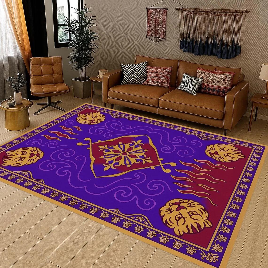 VIKAMA Aladdin Magic Oriental Carpet Bohemian Ethnic Anti slip Carpet, Home Decoration for Living Rooms and Children s Rooms 40X60cm
VIKAMA Aladdin Magic Oriental Carpet Bohemian Ethnic Anti slip Carpet, Home Decoration for Living Rooms and Children s Rooms 40X60cm