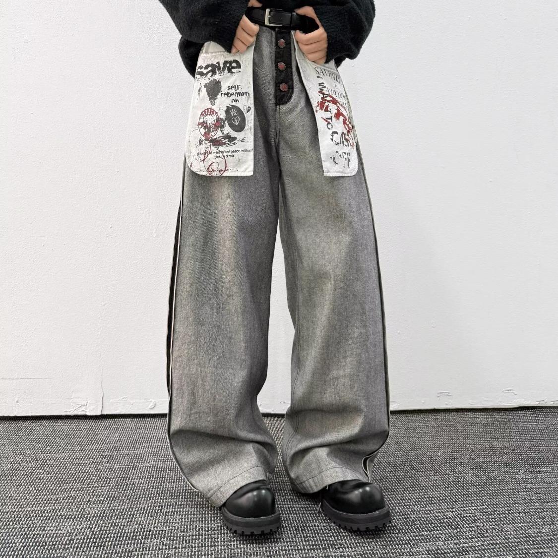 JYL Men s Bootcut Jeans Vintage Patchwork Plaid Loose Casual Denim Pants 2XL яшмовий
JYL Men s Bootcut Jeans Vintage Patchwork Plaid Loose Casual Denim Pants 2XL яшмовий