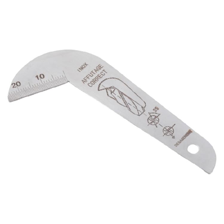 Quality Stainless Steel Drill Bit Gauge Grinding Angles Drill Sharpening Gauges for 118 Degree Angles Measurement 1
Quality Stainless Steel Drill Bit Gauge Grinding Angles Drill Sharpening Gauges for 118 Degree Angles Measurement 1