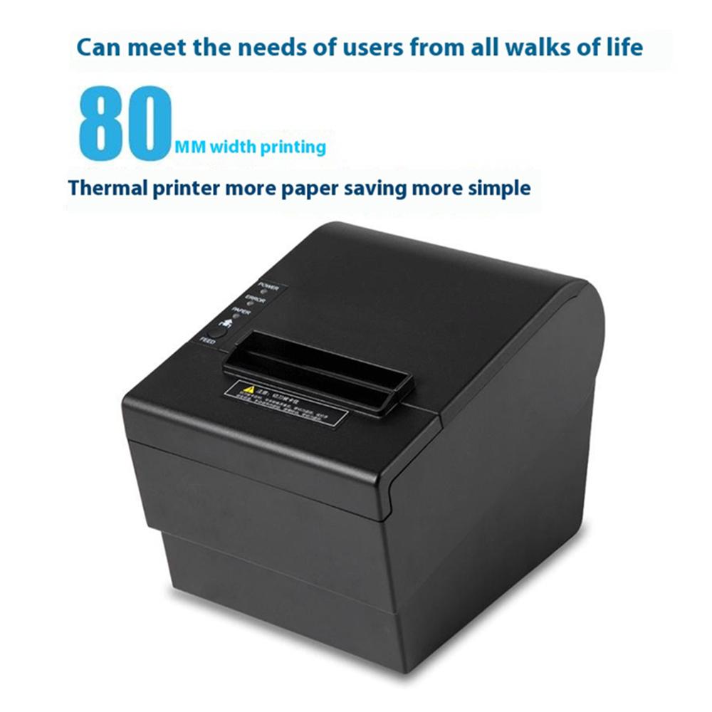 80370 USB+Bluetooth-compatible Thermal Label Printer 80mm Printing Width Receipt Printing Tool EU Plug
80370 USB+Bluetooth-compatible Thermal Label Printer 80mm Printing Width Receipt Printing Tool EU Plug