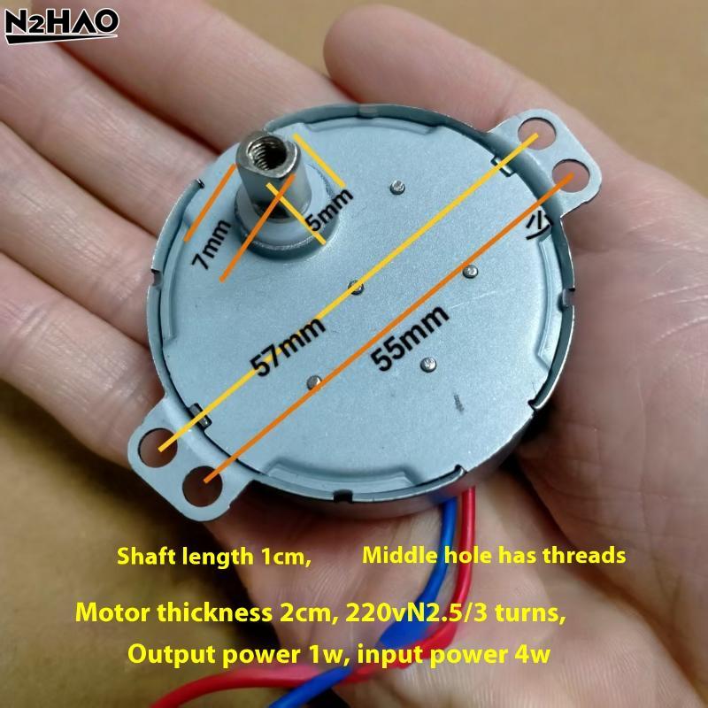 Motor 49TYJ 220V 4W Claw Pole Permanent Magnet Flat Port Synchronous Motor For Shaking Head Fan Motor Parts Electric Fan Motor 1PCS
Motor 49TYJ 220V 4W Claw Pole Permanent Magnet Flat Port Synchronous Motor For Shaking Head Fan Motor Parts Electric Fan Motor 1PCS