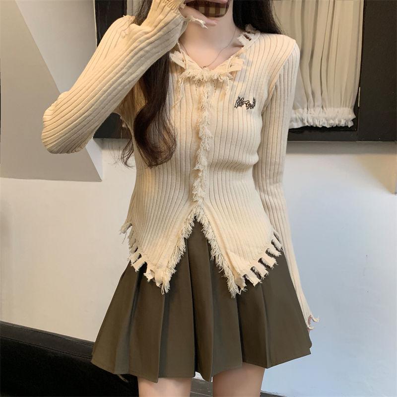 Design Sense Women s Tassel V-Neck Ribbed Cardigan Sweater - Spring/Autumn High-End Knit Top One Size красный
Design Sense Women s Tassel V-Neck Ribbed Cardigan Sweater - Spring/Autumn High-End Knit Top One Size красный