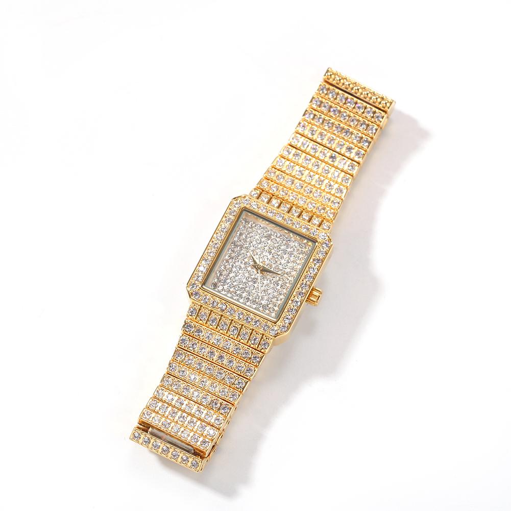 THE BLING KING Women Watch Stainless Steel Iced Out Rhinestone Bling Square Shape Luxury Waterproof Wrist Watches золотой
THE BLING KING Women Watch Stainless Steel Iced Out Rhinestone Bling Square Shape Luxury Waterproof Wrist Watches золотой