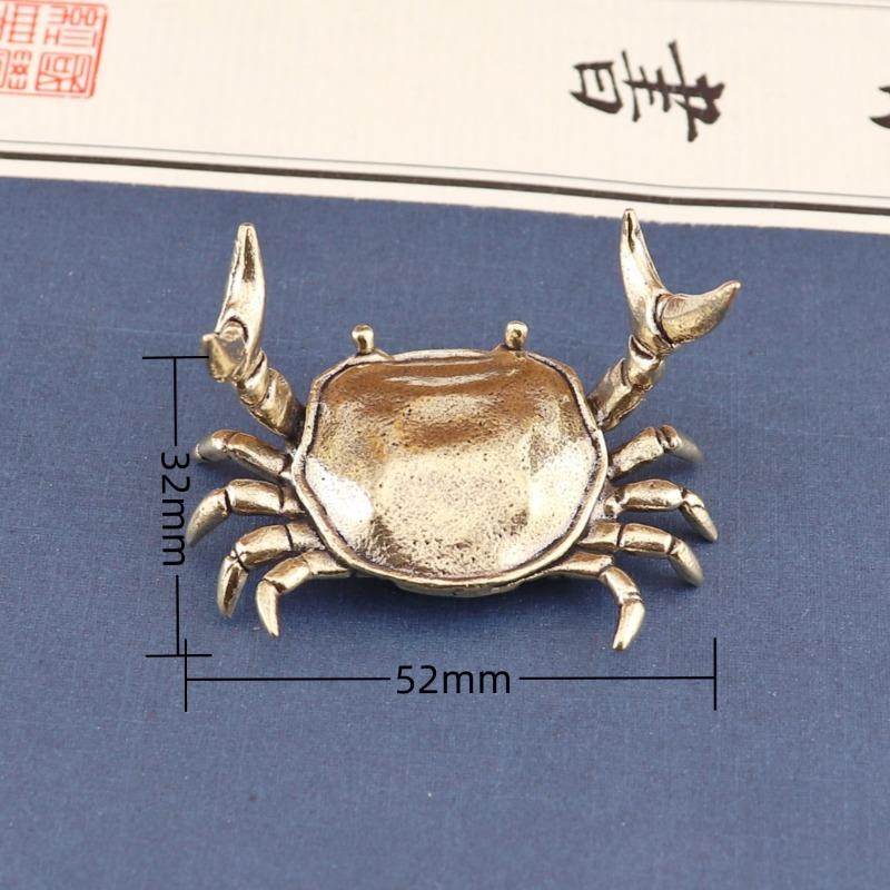 Solid Brass Crab Sculpture - Hand-Cast Nordic Style Animal Figurine, Minimalist Desk Art for Home & Office Decor, Unique Gift
Solid Brass Crab Sculpture - Hand-Cast Nordic Style Animal Figurine, Minimalist Desk Art for Home & Office Decor, Unique Gift