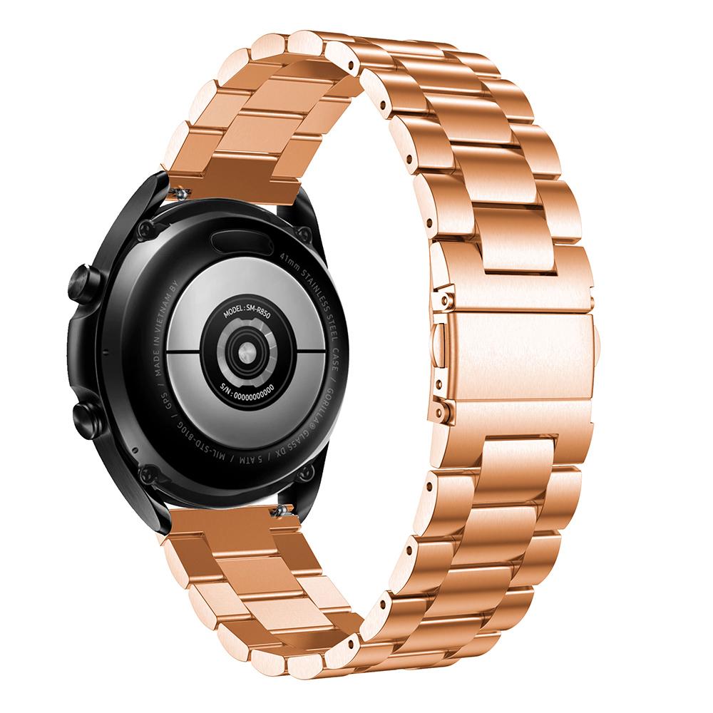 Stainless Steel Smart Watch Replacement Strap for Samsung Galaxy Watch3 45mm Rose Gold
Stainless Steel Smart Watch Replacement Strap for Samsung Galaxy Watch3 45mm Rose Gold