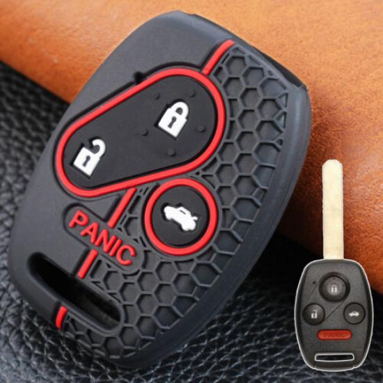 For Honda Civic Accord Odyssey Remote Silicone 4 Button Key Cover Case Holder
For Honda Civic Accord Odyssey Remote Silicone 4 Button Key Cover Case Holder