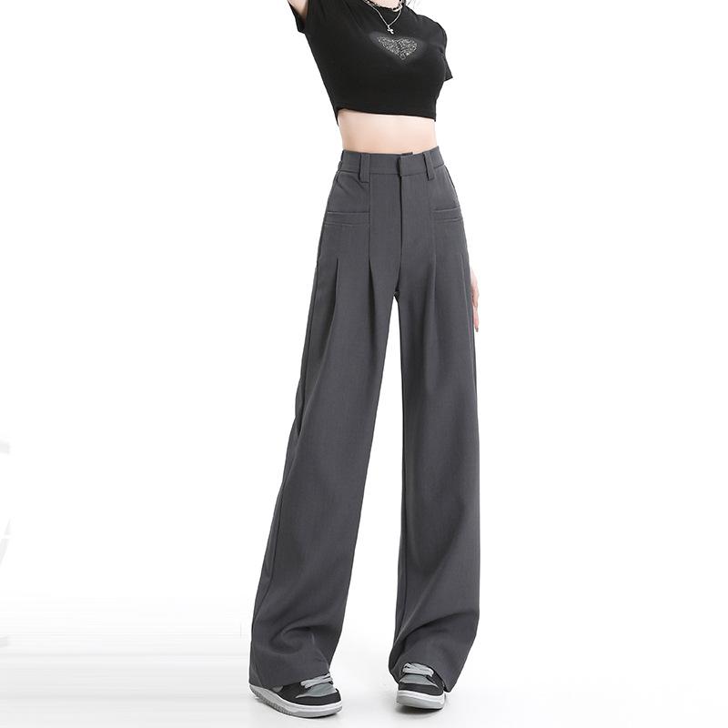 Gray Suit Pants for Women In Autumn Style High Waist Slimming Draped Straight-leg Pants Casual Pants for Women In Autumn Wide-leg Pants XL
Gray Suit Pants for Women In Autumn Style High Waist Slimming Draped Straight-leg Pants Casual Pants for Women In Autumn Wide-leg Pants XL