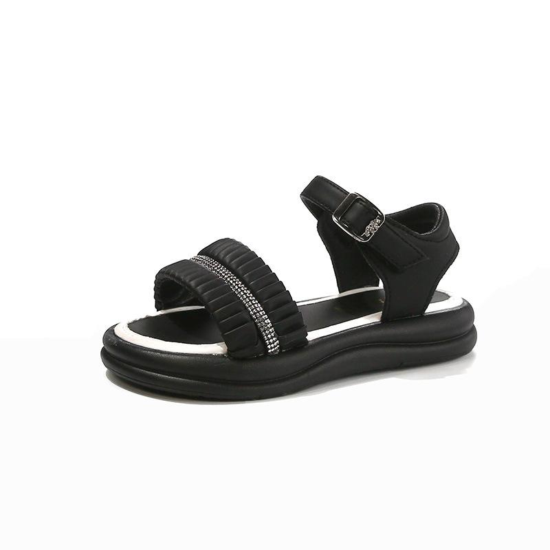 Girls Summer Soft Sole Sandals Casual Beach Princess Shoes Fashionable Children Sandals size 30 чорний
Girls Summer Soft Sole Sandals Casual Beach Princess Shoes Fashionable Children Sandals size 30 чорний